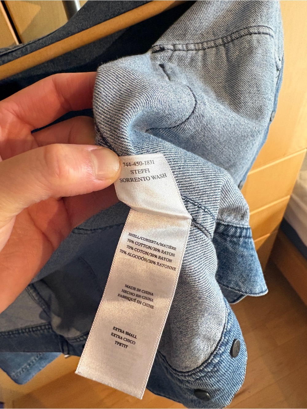 Rails Steffi Denim Jacket XS - Picture 15 of 16